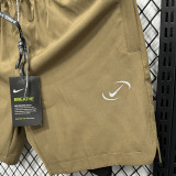2025 A246 Khaki Casual Double layer shorts# 双层小标(NK)