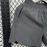 2025 D1103 Dark Grey Casual Double layer shorts#NK 双层深灰色