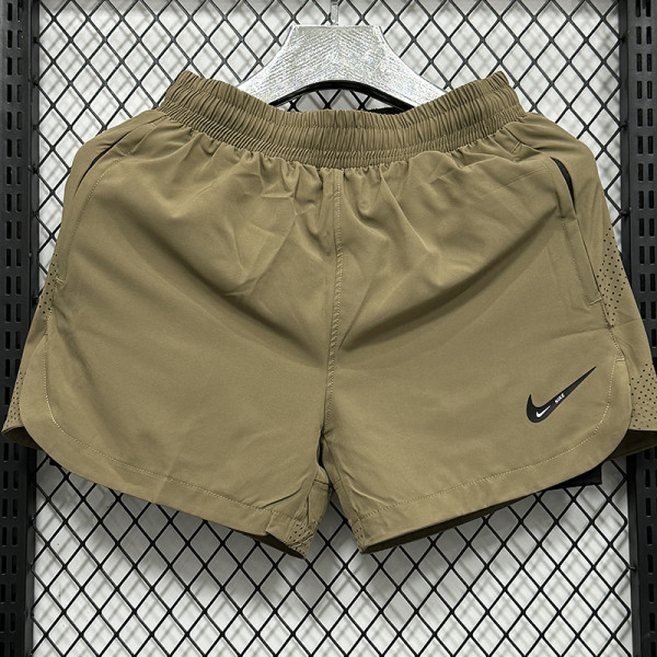 2025 D1103 Khaki Casual Double layer shorts#NK 双层卡其色