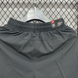 2025 D2501  Dark  Grey Casual Double layer shorts#双层