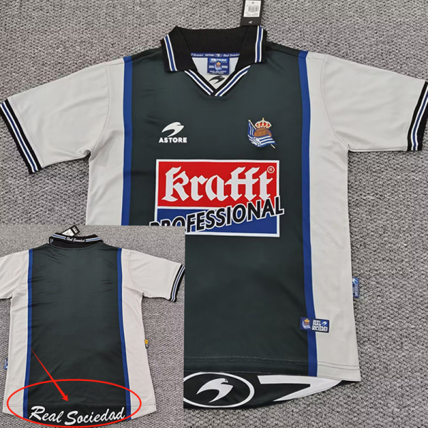 2000/2002  Real Sociedad  Away  Retro Soccer Jersey
