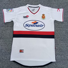 2001/2002  Mallorca White Retro Soccer Jersey(带西甲章)