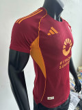 25/26  Roma Home Player Version Soccer Jersey（广告版）