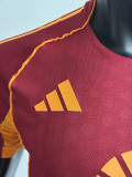 25/26  Roma Home Player Version Soccer Jersey（广告版）