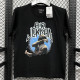 2025 T281 JD Flying Man Black Pure Cotton T-shirt