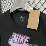 2025 T272 NK Mouse Pure Cotton Black T-shirt