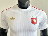 25/26 Lyon 75th Anniversary Edition White   Player Version  T-shirt