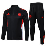 25/26 Bayern Black Jacket Tracksuit#A2525