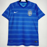 2014 Brazil Away Signature Retro Soccer Jersey(签名版）