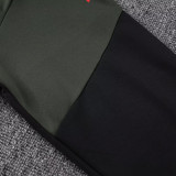 25/26 Bayern Dark Green Half Pull Tracksuit #B2512 (半拉链)