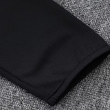 25/26  Man Utd Black  Jacket Tracksuit#A2526（蓝色侧边）