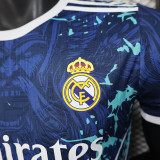 25/26 RMA Old Man  Special Edition Royal Blue Player Version Soccer Jersey