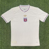 25/26 Lyon 75 th Anniversary Edition White  Fans Soccer Jersey