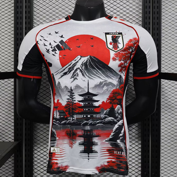 25/26 Japan Snow Mountain  White Player Version  Soccer Jersey
