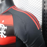 25/26 Flamengo Home  Player Version Soccer Jersey(Print all sponsors、全广告）