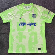 24/25 BAR Third Co branded advertisement  Fans Soccer Jersey(胸前蓝色字）
