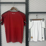 25/26 Man Utd Home Kids Soccer Jersey