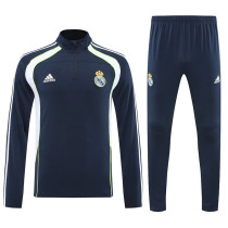 25/26  RMA Dark Blue Half Pull Tracksuit (半拉链)