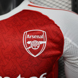 25/26 ARS Home Player Version  Long Sleeve Soccer Jersey（长袖）