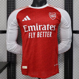 25/26 ARS Home Player Version  Long Sleeve Soccer Jersey（长袖）