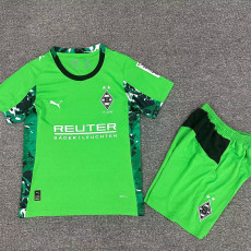 25/26  Monchengladbach Away Kids  Soccer Jersey