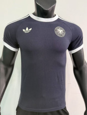 2025 Germany Stone Blue 1:1 Pure Cotton T-shirt(纯棉)