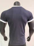 2025 Germany Stone Blue 1:1 Pure Cotton T-shirt(纯棉)