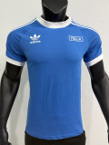 2025  Italy Blue 1:1 Pure Cotton T-shirt(纯棉)