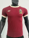 2025  Mexico Maroon 1:1 Pure Cotton T-shirt(纯棉)