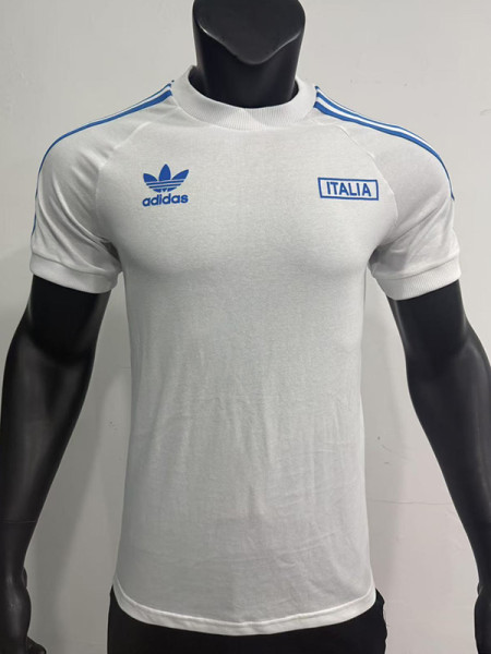 2025  Italy White 1:1 Pure Cotton T-shirt(纯棉)