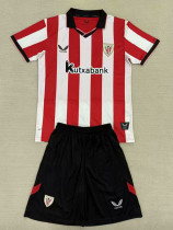 25/26  Bilbao Home  Kids  Soccer Jersey