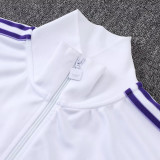 25/26 RMA White  Retro Edition Jacket Tracksuit#A2532(白领）