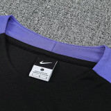 25/26 BAR Black & Purple Training Short Suit (肩膀紫色）