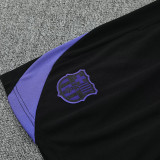 25/26 BAR Black & Purple Training Short Suit (肩膀紫色）