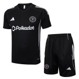 25/26  Inter Miami Black Training Short Suit #D2548