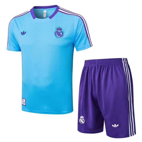 25/26  RMA Sky Blue Training Short Suit #D2551