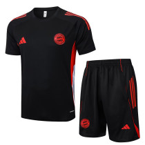 25/26  Bayern Black Training Short Suit #D2556