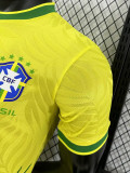 25/26  Brazil Yellow Peace Dove Special Edition  Player Version Soccer Jersey