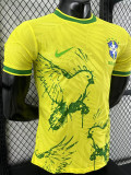 25/26  Brazil Yellow Peace Dove Special Edition  Player Version Soccer Jersey
