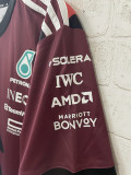 2025 F1 Mercedes Maroon Racing Suit(圆领)
