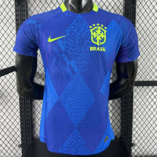 25/26 Brazil Away  Player Version Soccer Jersey（带星）