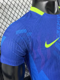 25/26 Brazil Away  Player Version Soccer Jersey（带星）