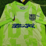 24/25 BAR  Third Co branded Edition  Kids Soccer Jersey(蓝色胸字）