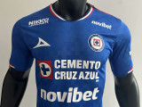25/26 Cruz Azul Home  Player Version Soccer Jersey（全广告）