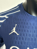 24/25 PSG Fourth Player Version Soccer Jersey（With stars前后带星）