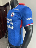 25/26 Cruz Azul Home  Player Version Soccer Jersey（全广告）