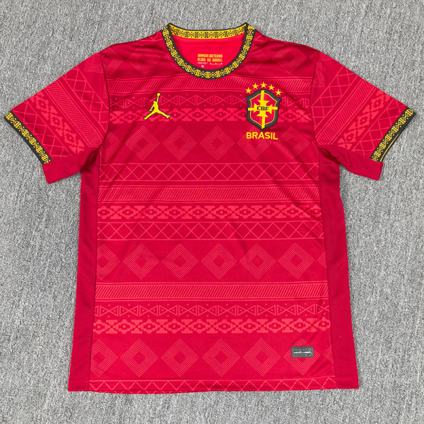 25/26 Brazil  Special Edition Red Fans Soccer Jersey