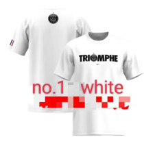 2025 PSG White  Champions League pure cotton T-shirt#NO.1(纯棉 、白）