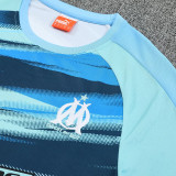 25/26  Marseille Lake Blue Training Short Suit(湖蓝）