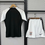 25/26 Corinthians Away  Kids Soccer Jersey